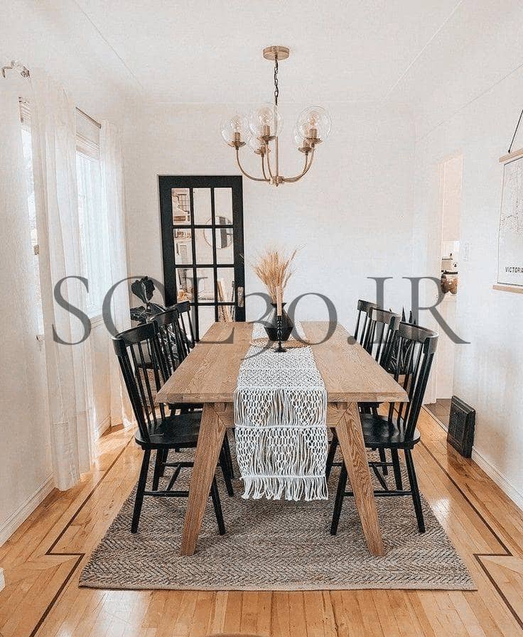 میز ناهارخوری چوبی